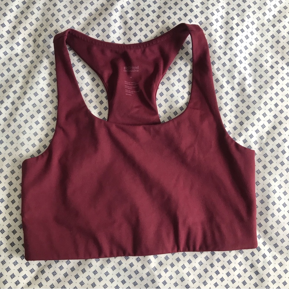 Girlfriend Collective Mulberry Paloma Racerback Sportsbra